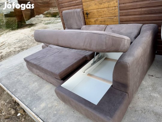 Jobboldali Relax os sarok kanapé barna színű!!!!