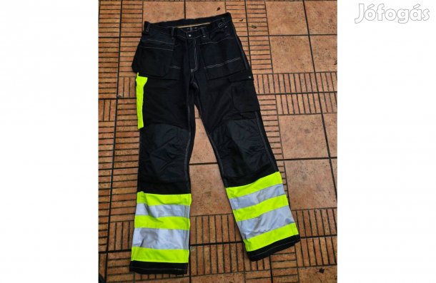 Jobman láthatósági munkás lengőzsebes munkásnadrág XL új