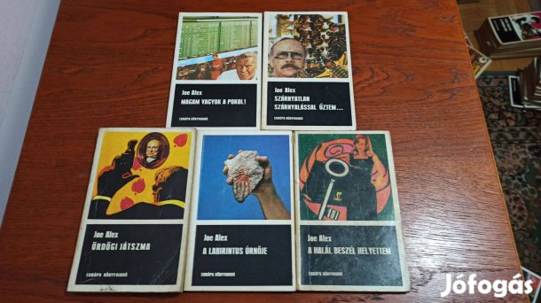 Joe Alex könyvcsomag / 5 db könyv