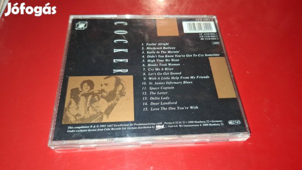 Joe Cocker Greatest hits in Concert Cd 1992