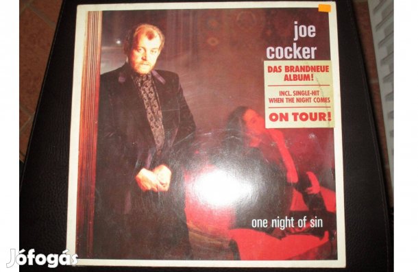 Joe Cocker One night of sin bakelit hanglemez eladó