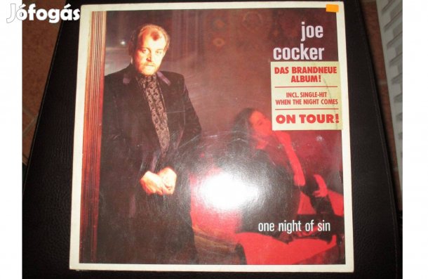 Joe Cocker One night of sin bakelit hanglemez eladó