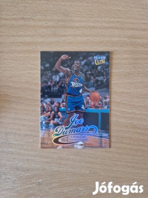Joe Dumars Fleer Ultra 1998-99 #25 kosaras kártya