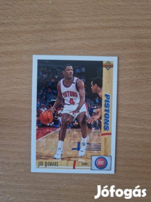 Joe Dumars Upper Deck 1991-92 #335 kosaras kártya