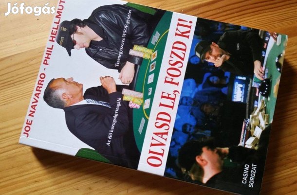Joe Navarro -P.Hellmuth: Olvasd le, foszd ki! -póker + 2 pakli kártya