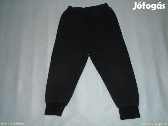 Jogger nadrág 12-18 hó (méret 86)