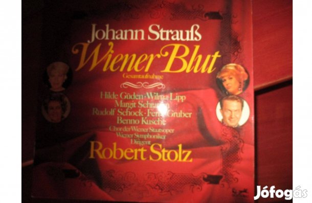 Johann Strauss dupla bakelit hanglemez eladó