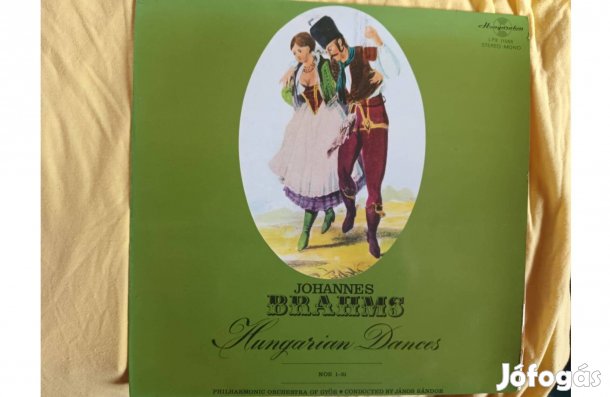 Johannes Brahms Hungarian dances bakelit hanglemez eladó