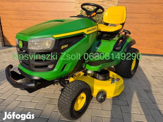 John Deere S130 fűnyírótraktor fűnyíró traktor