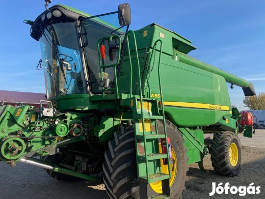John Deere W660 kombájn gabona-, napraforgó asztallal repcetoldattal