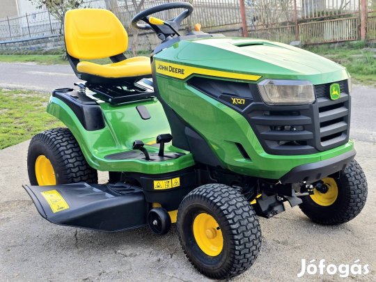 John Deere X127 Új Modell! V2 17HP Fűnyíró traktor Fűnyírótraktor