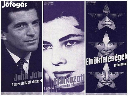 John John Kennedy sorozat, 3 kötet - (Új, bontatlan fóliában)
