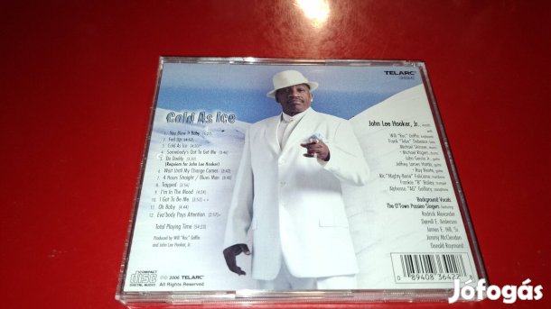 John Lee Hooker JR Cold as Ice Cd 2006 Blues