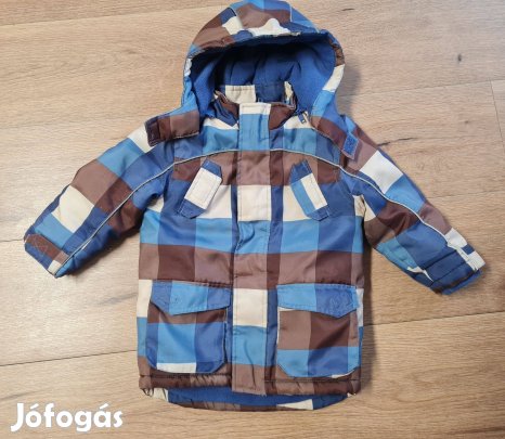 John Lewis gyerek kisfiú síkabát télikabát 86/92 18-24 hó