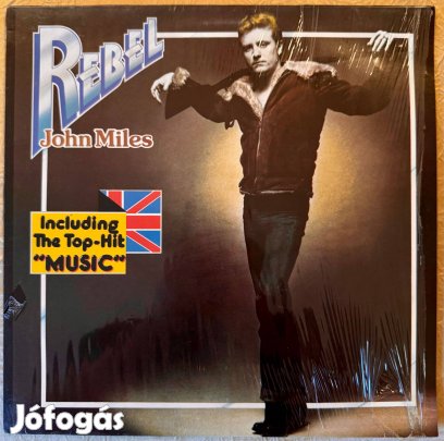John Miles Rebel német bakelit hanglemez LP poszterrel