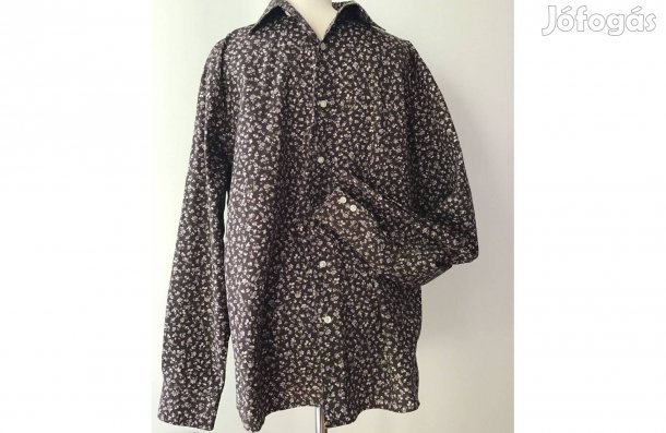 John Rocha, apró virág mintás, pamut férfi ing XL-es