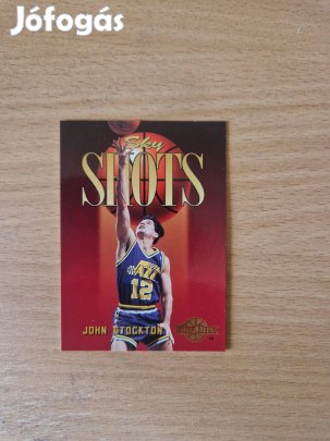 John Stockton Skybox 1995-96 Sky Shots #324 kosaras kártya