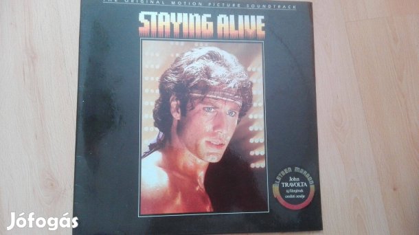 John Travolta bakelit lemez Staying Alive