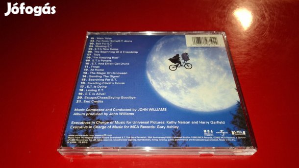 John Williams E.T. The Extra-Terrestrial Soundtrack Cd 