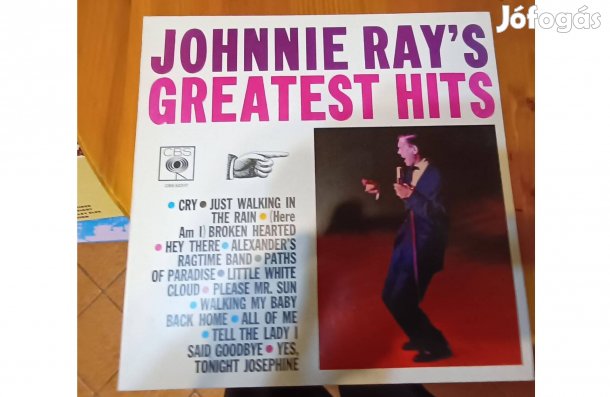 Johnnie Ray's greatest hits bakelit hanglemez eladó