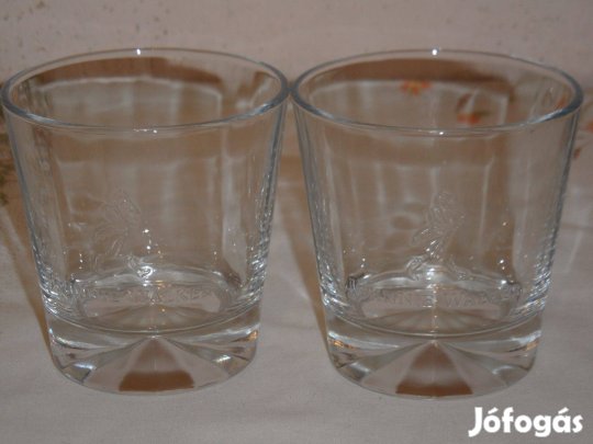 Johnnie Walker üveg pohár ( 2 db. )