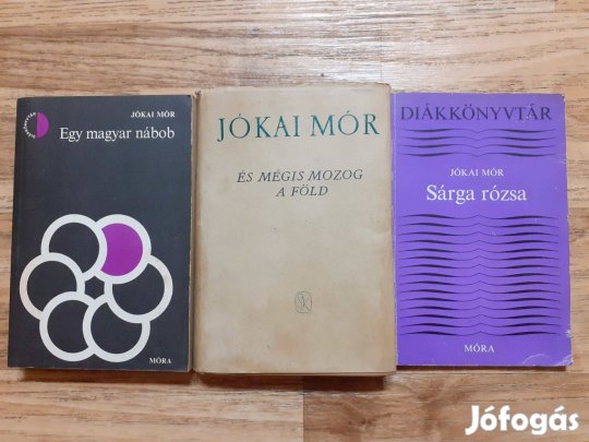 Jókai Mór 3 db könyve egy csomagban, csak 1000 Ft