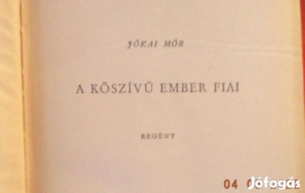 Jókai Mór: Az én könyvtáram sorozat - Móra Ferenc kiadó