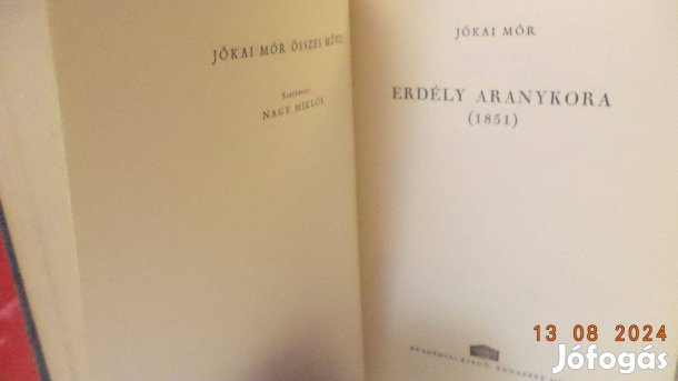 Jókai Mór: Erdély aranykora