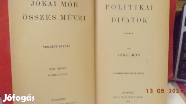 Jókai Mór: Politikai divatok