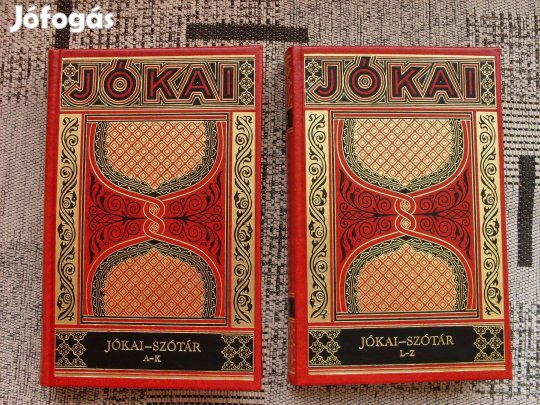 Jókai Mór könyv sorozat gyűjteményes díszkiadás piros-arany díszkötés