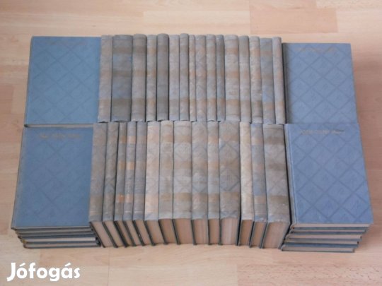 Jókai Mór összes művei sorozat 50 kötete keménytáblás vászon díszkötés