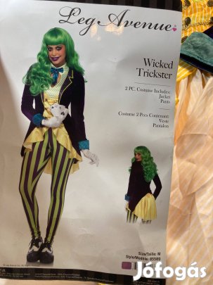 Joker jelmez, lány Joker jelmez, halloween jelmez M56