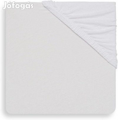 Jollein 70x140cm-es gumis lepedő-fehér, OUTLET termék