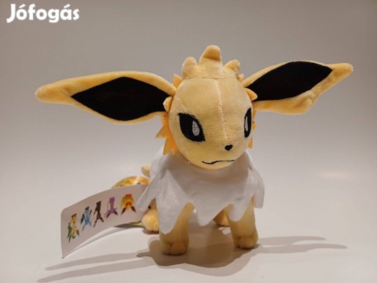 Jolteon Pokémon Pokemon plüss 17cm Új készletről számlás