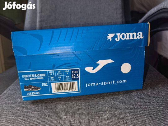 Joma fs reactive 2501 black indoor teremcipő