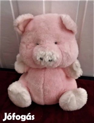 Jópofa plüss rózsaszín szerencsemalacka