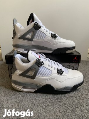 Jordan 4 White Cement