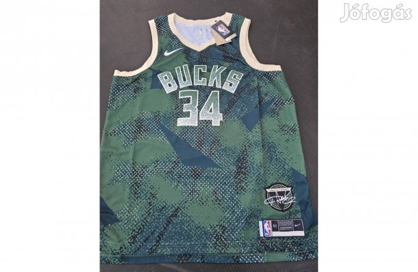 Jordan NBA Antetokounmpo Buks XL-es hivatalos mez. Hivatalos új NBA me