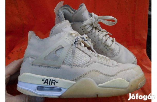 Jordan Retro 4 Off White 41-es sneaker eladó,