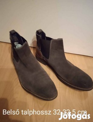Josef Siebel férfi velúr bokacsizma 