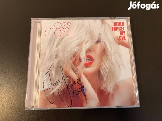 Joss Stone - Never Forget My Love - cd - Dedikált!