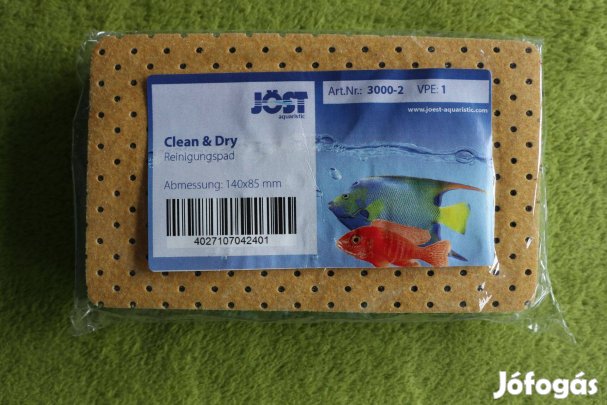 Jöst akvarisztikai tisztító pad / szivacs, új!