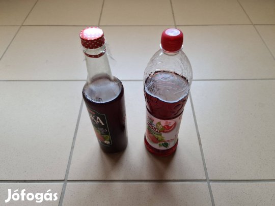 Josta szörp saját termés befőzve 1 éves értett finom 4 üveg