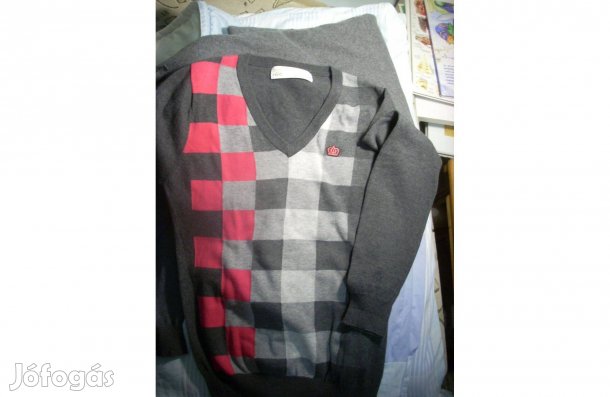 Jószabású új elegáns Next márkás finom férfi pulóver XS