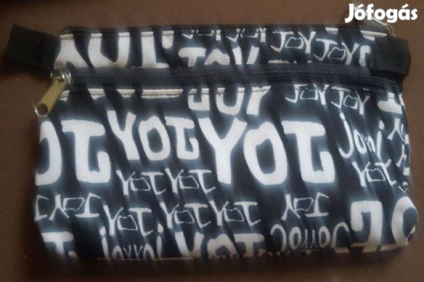Joy fekete-fehér 23 x 14 cm - s nesszeszer táska-