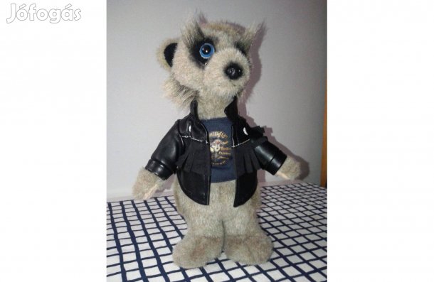 József az öreg rocker Szurikáta bőrszerkóban plüss 4990,-Ft