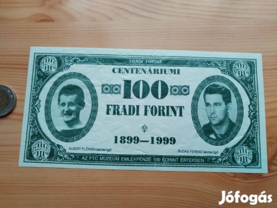 Jubileumi 100 Forintos FTC Fradi 1899-1999