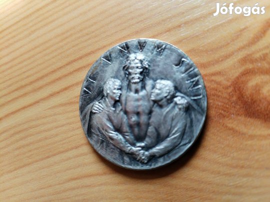 Jubileumi szent évi ezüst érem VI.Pál Pápa Vatikáni kiadású 197