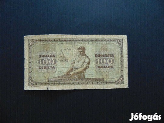 Jugoszlávia 100 dinár 1946 Kép szerinti állapotban
