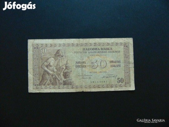 Jugoszlávia 50 dinár 1946 01